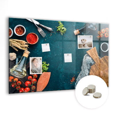 Tableau pour magnet Ustensiles de cuisine