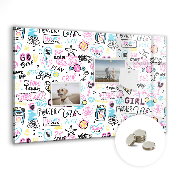 Tableau magnétique enfant Graffiti