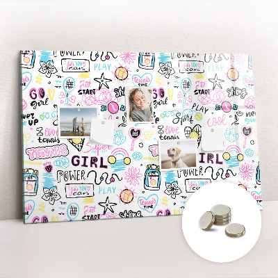Tableau magnétique enfant Graffiti