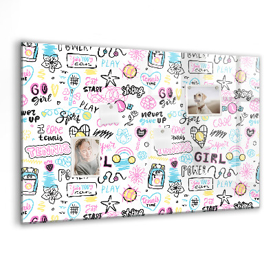 Tableau magnétique enfant Graffiti
