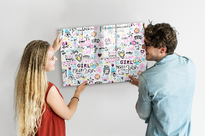 Tableau magnétique enfant Graffiti