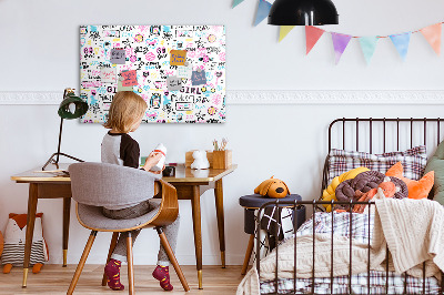 Tableau magnétique enfant Graffiti