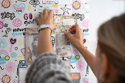 Tableau magnétique enfant Graffiti