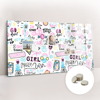 Tableau magnétique enfant Graffiti