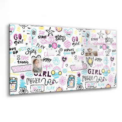 Tableau magnétique enfant Graffiti
