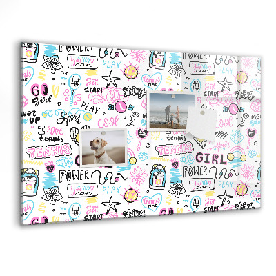Tableau magnétique enfant Graffiti