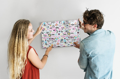 Tableau magnétique enfant Graffiti