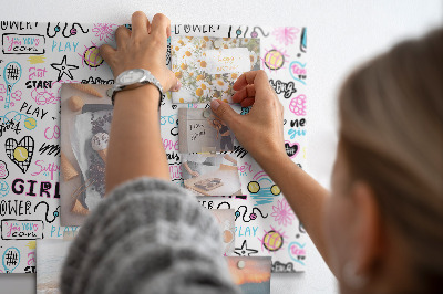 Tableau magnétique enfant Graffiti