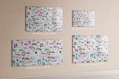 Tableau magnétique enfant Graffiti