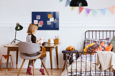 Tableau magnétique enfant Couleur bleu marine