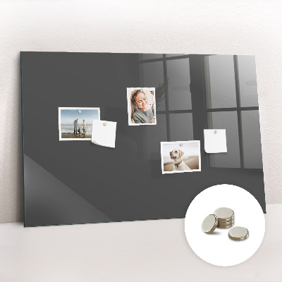 Tableau aimanté horizontal Couleur grise