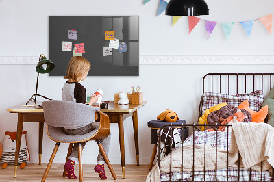 Tableau aimanté horizontal Couleur grise