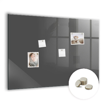 Tableau aimanté horizontal Couleur grise