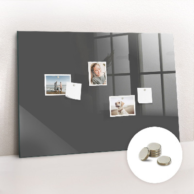 Tableau aimanté horizontal Couleur grise