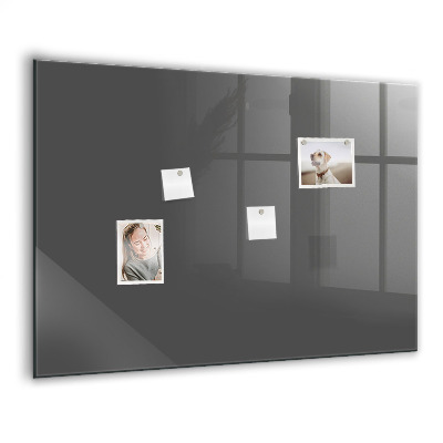 Tableau aimanté horizontal Couleur grise