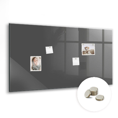 Tableau aimanté horizontal Couleur grise
