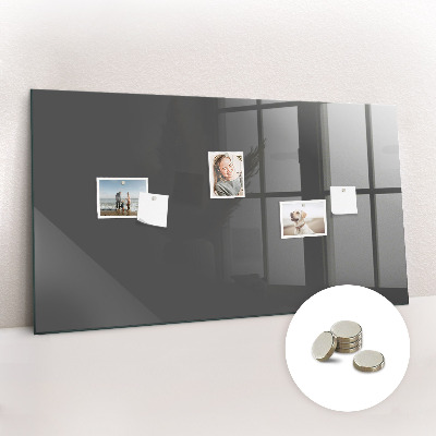 Tableau aimanté horizontal Couleur grise
