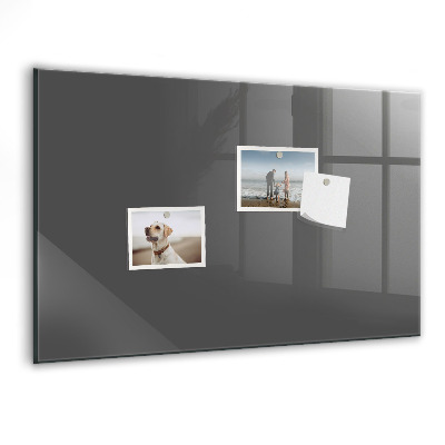Tableau aimanté horizontal Couleur grise