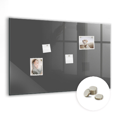 Tableau aimanté horizontal Couleur grise