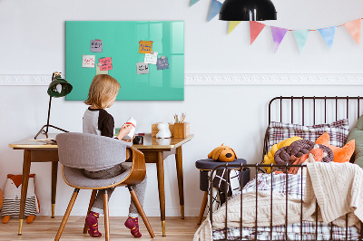Tableau magnétique enfant Couleur turquoise