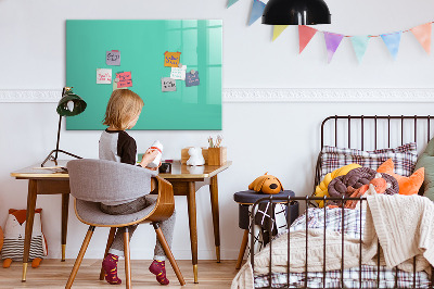 Tableau magnétique enfant Couleur turquoise
