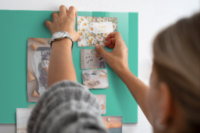 Tableau magnétique enfant Couleur turquoise