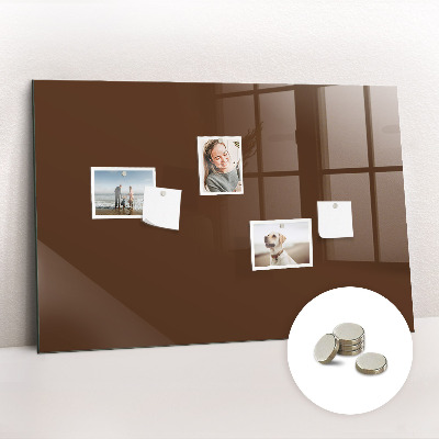 Tableau mural magnétique Couleur marron