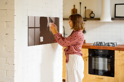 Tableau mural magnétique Couleur marron