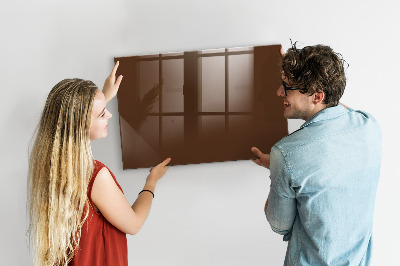 Tableau mural magnétique Couleur marron