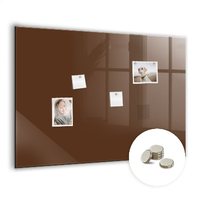 Tableau mural magnétique Couleur marron