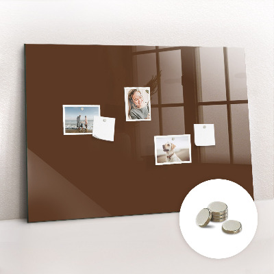 Tableau mural magnétique Couleur marron