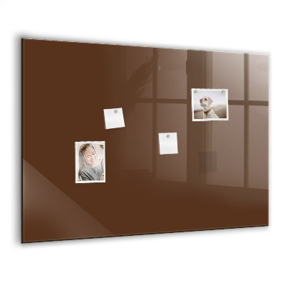 Tableau mural magnétique Couleur marron