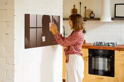 Tableau mural magnétique Couleur marron