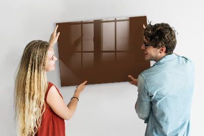 Tableau mural magnétique Couleur marron