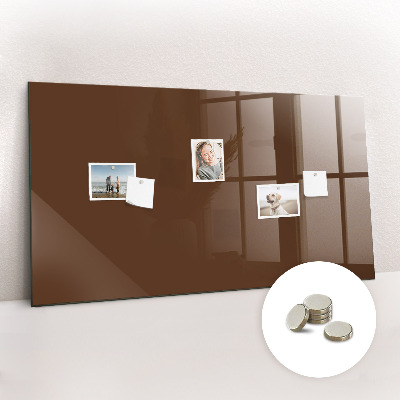 Tableau mural magnétique Couleur marron