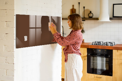 Tableau mural magnétique Couleur marron