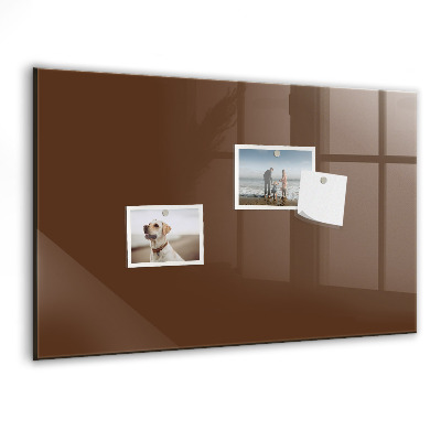 Tableau mural magnétique Couleur marron