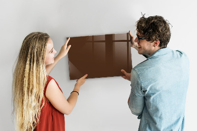 Tableau mural magnétique Couleur marron