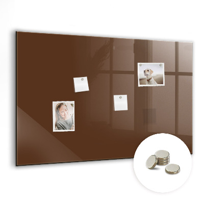 Tableau mural magnétique Couleur marron