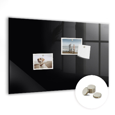 Tableau mural magnétique Couleur noire