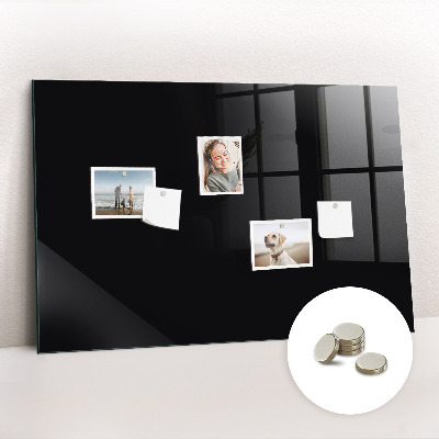 Tableau mural magnétique Couleur noire