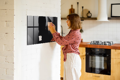 Tableau mural magnétique Couleur noire