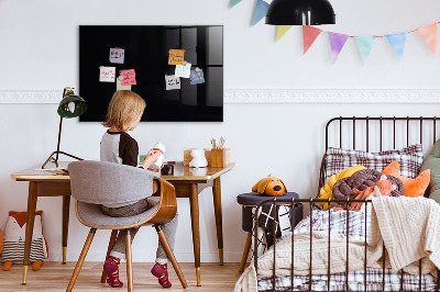 Tableau mural magnétique Couleur noire