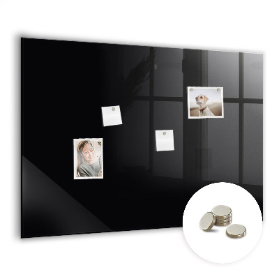 Tableau mural magnétique Couleur noire