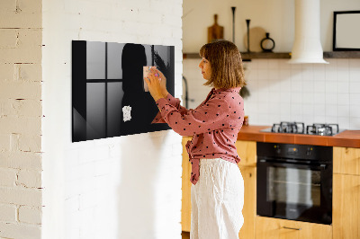 Tableau mural magnétique Couleur noire
