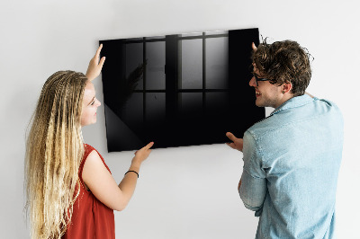 Tableau mural magnétique Couleur noire