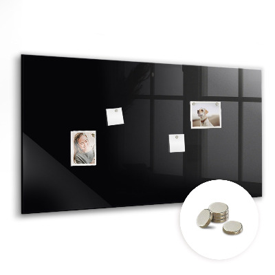Tableau mural magnétique Couleur noire