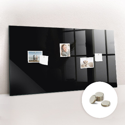 Tableau mural magnétique Couleur noire