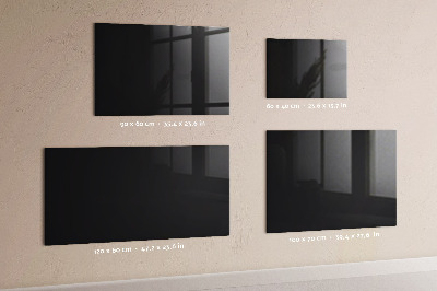 Tableau mural magnétique Couleur noire
