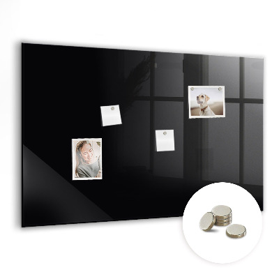Tableau mural magnétique Couleur noire